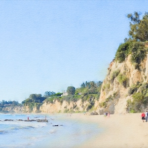 Malibu &quot;Paradise Cove&quot; California by CastleWatercolors