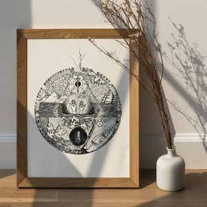Personalized psychological illustration - Jungian Topic - Single copy