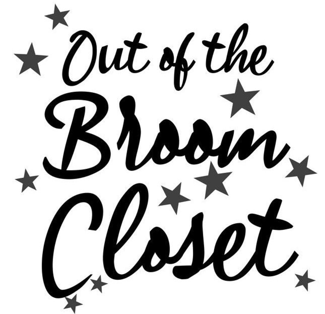Out of the Broom Closet Etsy