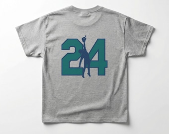 Over the Wall The Kid #24 Mariners T-Shirt | Junior Baseball Fan Apparel