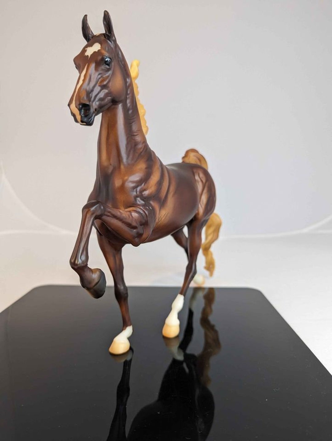 Breyer Traditional Racking Saddlebred Marc of Charm #1847 Produced 2021 ...