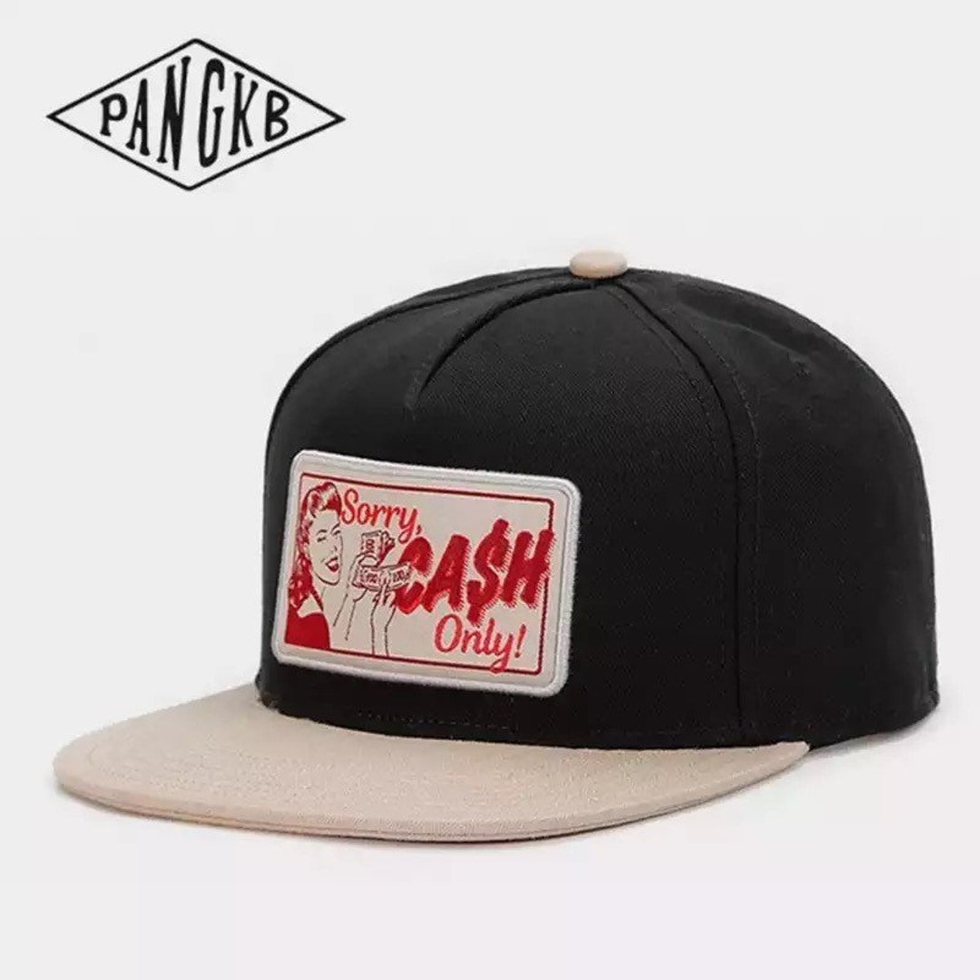 Sorry Cash Only CAP Black High Quality Hip-hop Snapback Hat for