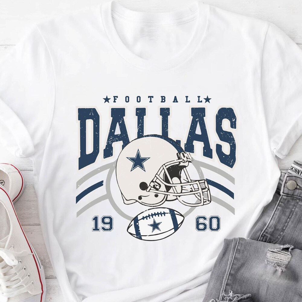Vintage Dallas Football Sweatshirt, Trendy Dallas Football Fan Gift, Dallas Game Day Shirt, Dallas Shirt, Game Day Shirt, Dallas Game Day Fashion24Hs