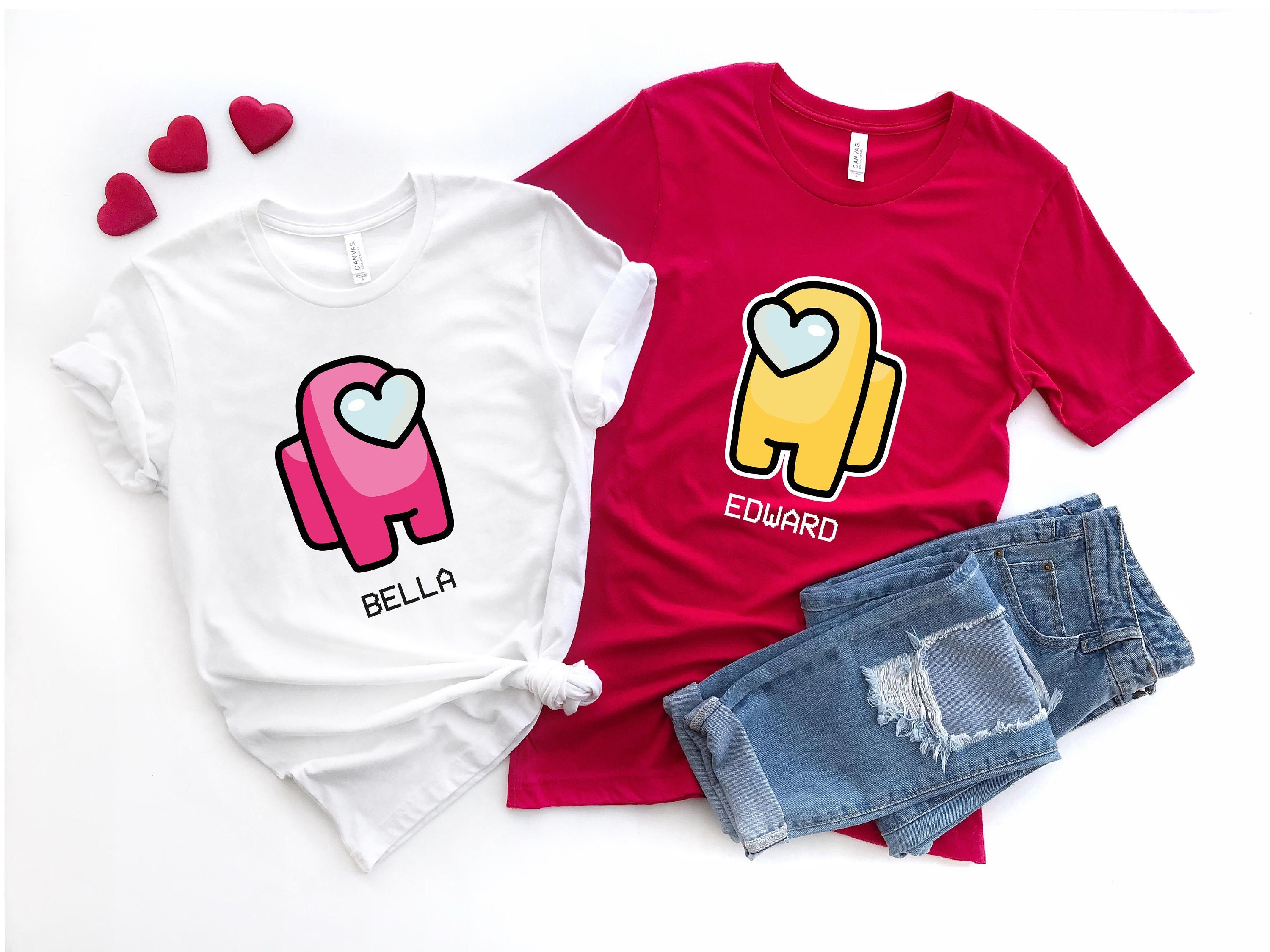 Customizable Among Us Love Shirt Among 