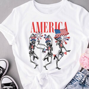 4th of Jul Skellies, 4.7. Juli Shirts, 4.7. Juli, Stars and Stripes Shirt, 4