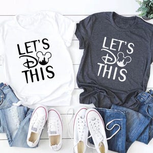Disney Family Shirts Front and Back Design, Vacay Mode Front, Let&#39;s Do This on the Back, Matching Disney Shirts, Disney Shirt, Custom Disney