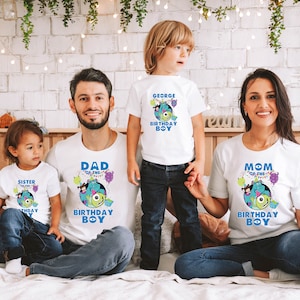Boo Birthday Girl T-shirt, Monsters Birthday Shirt, Monsters Family Matching Shirts, Birthday Trip Shirt, Monsters Birthday Boy Party shirts