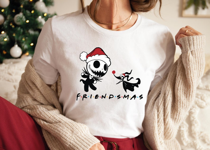Fashion UK T Shirt Nightmare Before Christmas - Sally La Sposa Cadavere - T-Shirt Jack Skeletron - Maglietta Jack Skellington - Abbigliamento Uomo Donna (IT, Testo, XXS, Regular, Regular, Nero