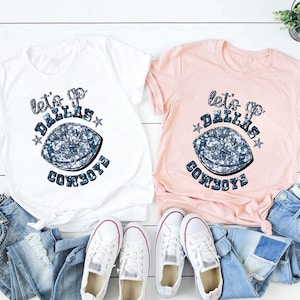 Let’s go Cowboys Shirt,Retro Dallas Football T-Shirt, Cowboys Rhinestone Shirts, Cowboys Fan, Dallas Texas, Dallas Fans Cowboys Shirt