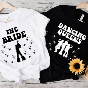 The Bride, Dancing Queen, The Dynamos, Mamma Mia, Mamma Mia Bachelorette, Mamma Mia Bach Party Shirts, Nashville, Bridal Party,  Bride Shirt