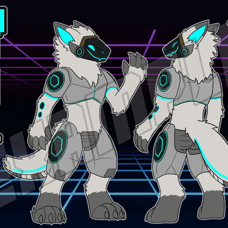 Protogen Reference Sheet Base - Etsy