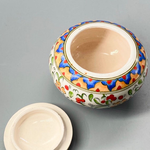 Vintage, Turkish, porcelain, hand painted, signed… - image 6