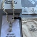 Vivienne Westwood pearl drop choker 16” silver tone