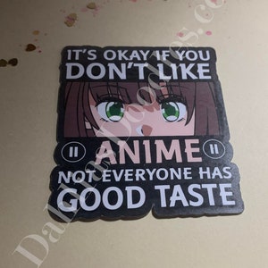 Funny anime sticker, Anime laptop sticker, anime sticker