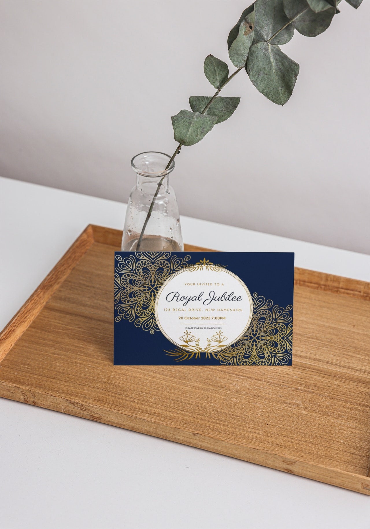 Printable Jubilee Party Invitations, Queens Platinum Jubilee Invite, Royal Jubilee Invitation