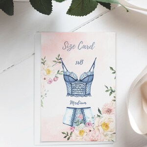Printable Lingerie Shower Invitation Set, Bachelorette Lingerie Party ...
