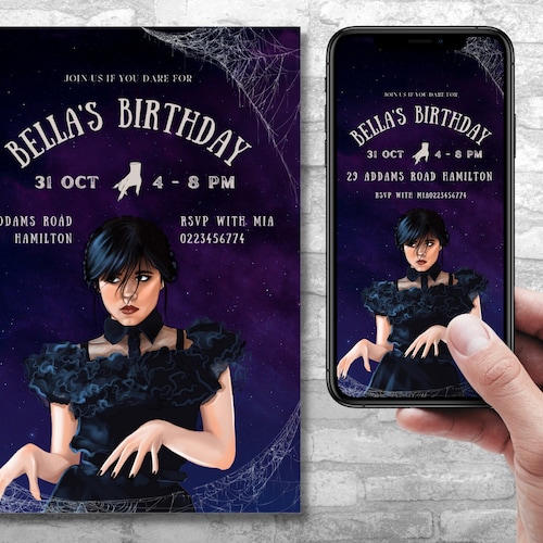 wednesday-themed-birthday-invitation-etsy