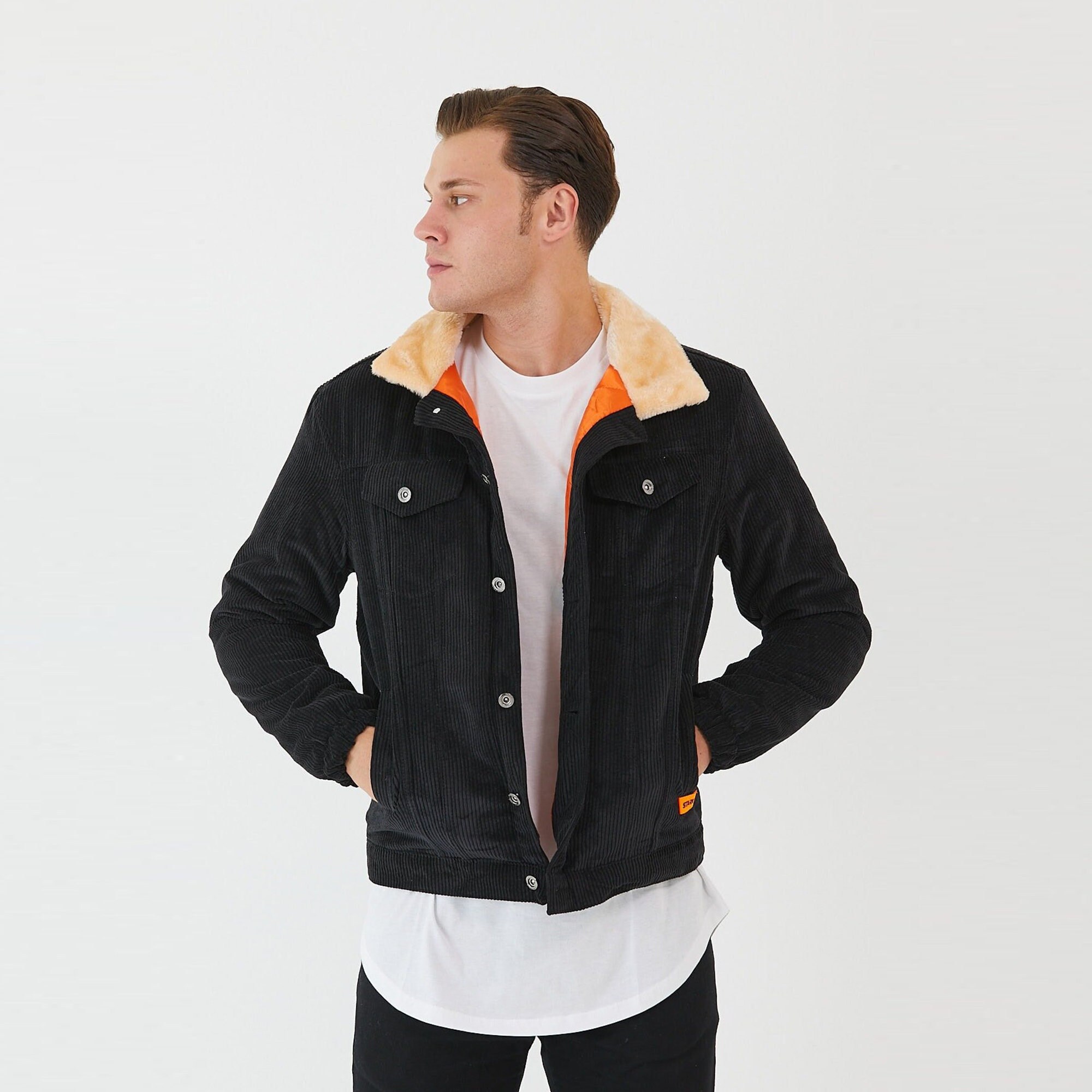 Corduroy Sherpa Jacket - Etsy