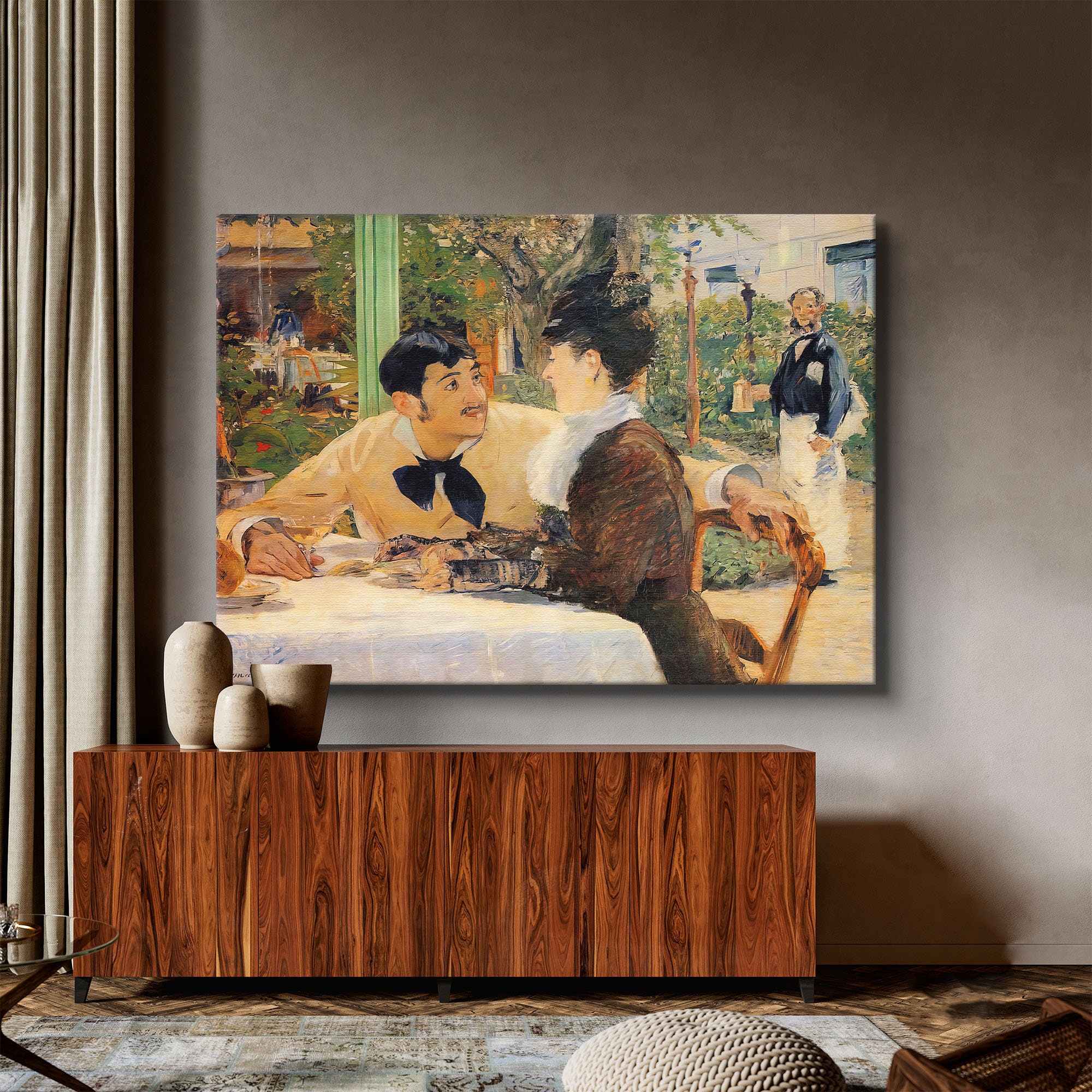 Édouard Manet Chez Le Lathuille Canvas/poster Art - Etsy