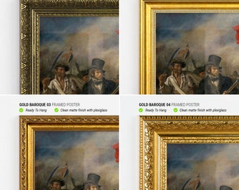 Liberty Leading the People Print: Historic French Art (Canvas or
