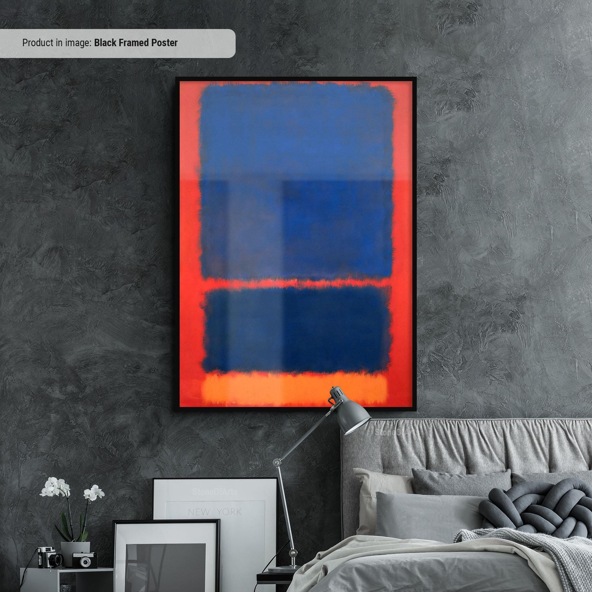 Mark Rothko Blue Orange Red Reproduction, Abstract Expressionist