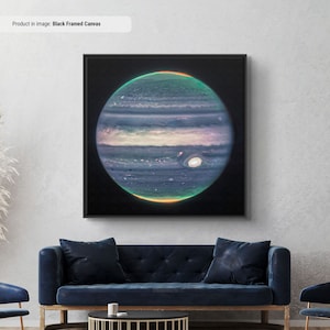 NASA Jupiter Canvas/Poster Art, James Webb Space Telescope First Images, New Jupiter Images, View Of Jupiter, Large Canvas Wall Art Print