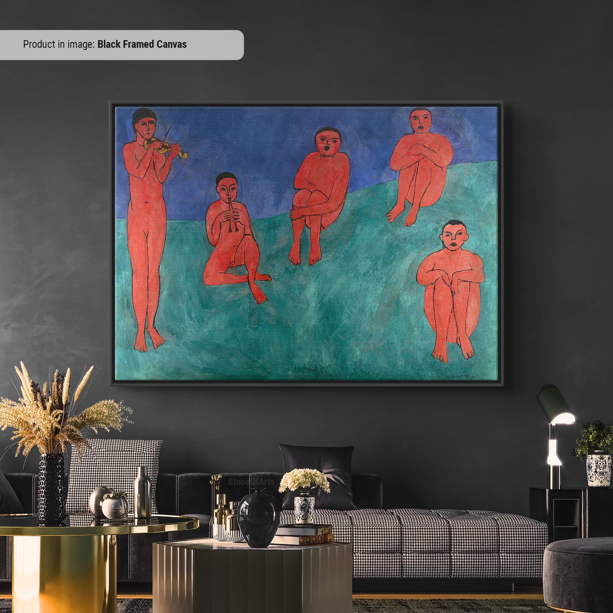 Henri Matisse Music Canvas Print, Abstract Expressionism Art - Etsy