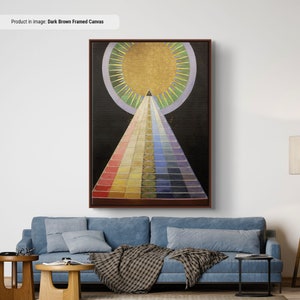 Hilma af Klint Altarpiece No 1 Canvas/Poster Art Reproduction, Abstract Wall Art Print, Modern Art Painting, Abstract Art Poster