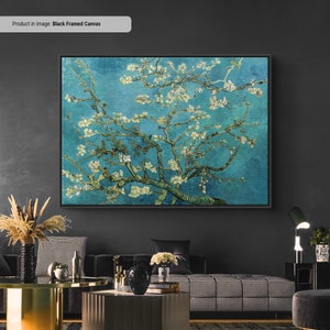 Vincent van Gogh Almond Blossoms Canvas/Poster Art Reproduction, Impressionism Wall Art, Modern Art Painting