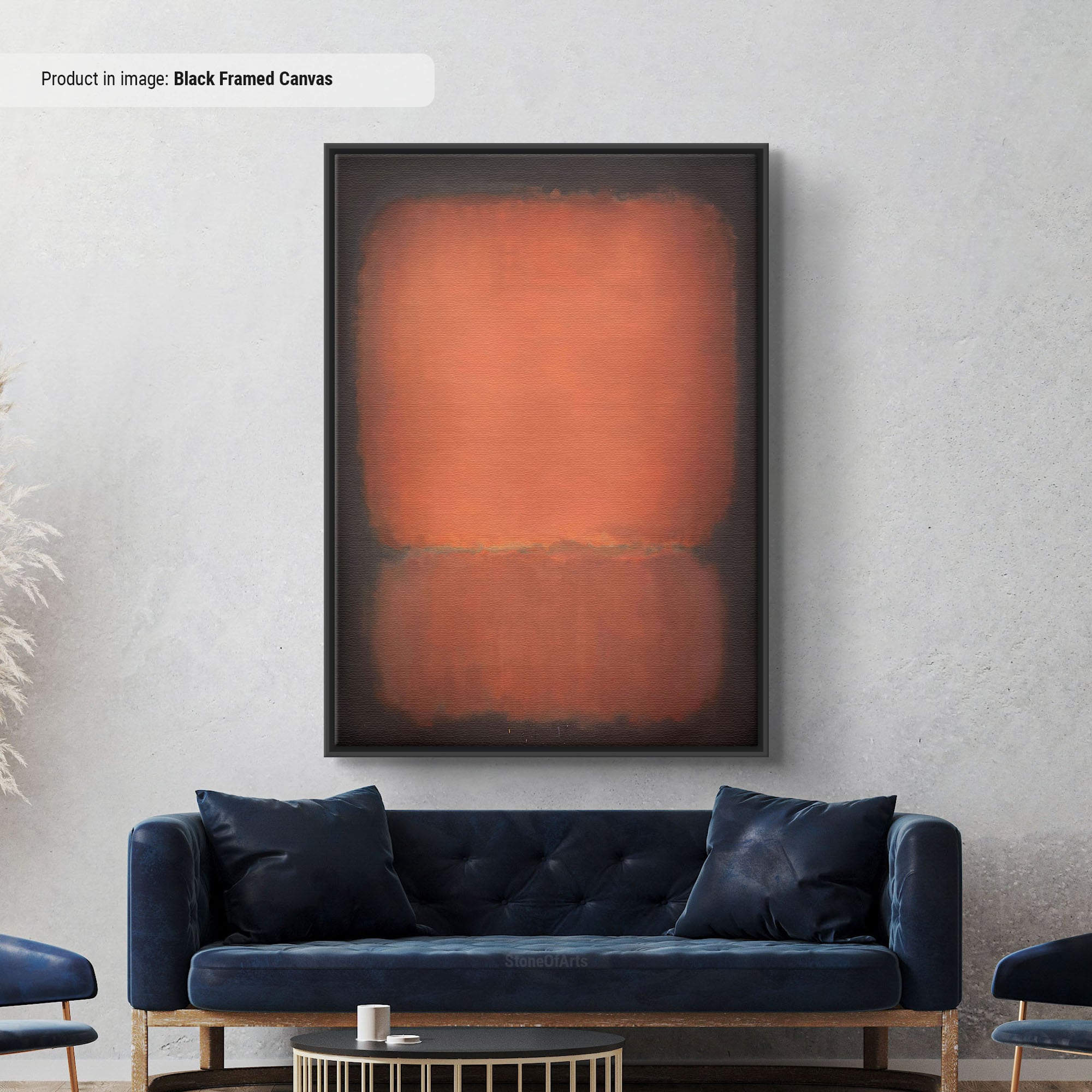 Mark Rothko No 10 Canvas/Poster Art Reproduction, Rothko Reproduction, Abstract Canvas Wall Art, Modern Art Expressionism Painting