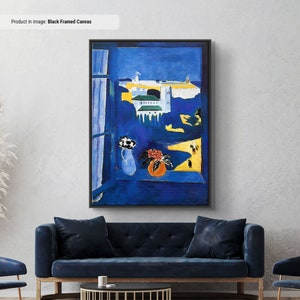 Henri Matisse Fenster in Tanger Leinwand / Poster Reproduktion, Abstrakte Wand Kunst Druck, Moderne Kunst Malerei, Expressionismus Kunstdruck