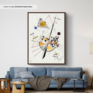 Wassily Kandinsky Delicate Tension No 85 Lienzo/Cartel Reproducción de arte, Impresión abstracta de arte mural, Pintura de arte moderno, Cartel de arte abstracto