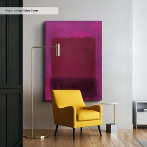 Mark Rothko Purple Brown Abstract Art, Canvas Print image 3
