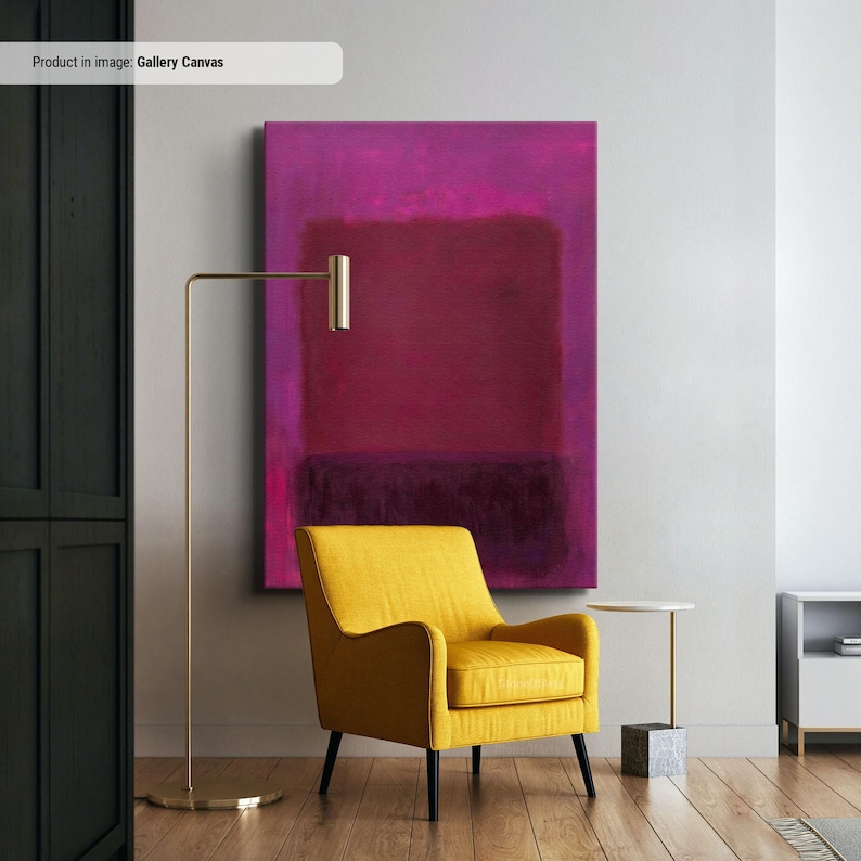 Mark Rothko Purple Brown Abstract Art, Canvas Print image 3