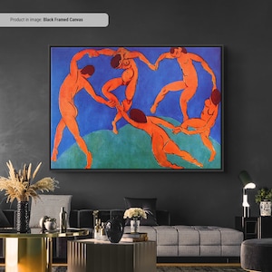 Henri Matisse The Dance Canvas/Poster Art Reproduction, Abstract Wall Art Print, Modern Art Painting, Expressionism Art Print