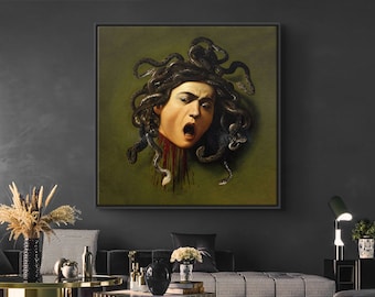 Medusa Wall Art: Caravaggio Renaissance Painting - Canvas or Poster