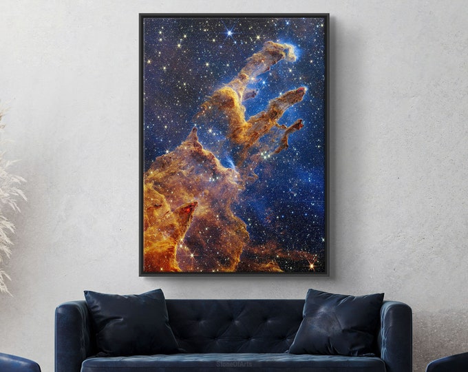 Carina Nebula NASA Deep Field Canvas/poster Art, James Webb Space ...