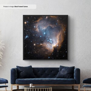 New stars shed light on the past Canvas/Poster Art, NASA Hubble Space Telescope, Space Posters, Large Canvas Wall Art Print