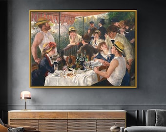 ピエール＝オーギュスト・ルノワール：舟遊びをする人々の昼食（1880年