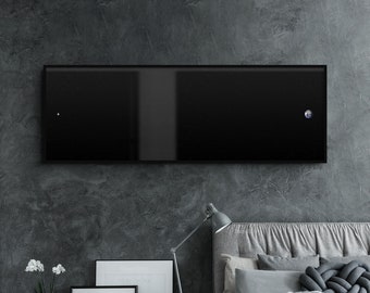 Earth Moon Distance Scale Art, Large Canvas/Poster Print