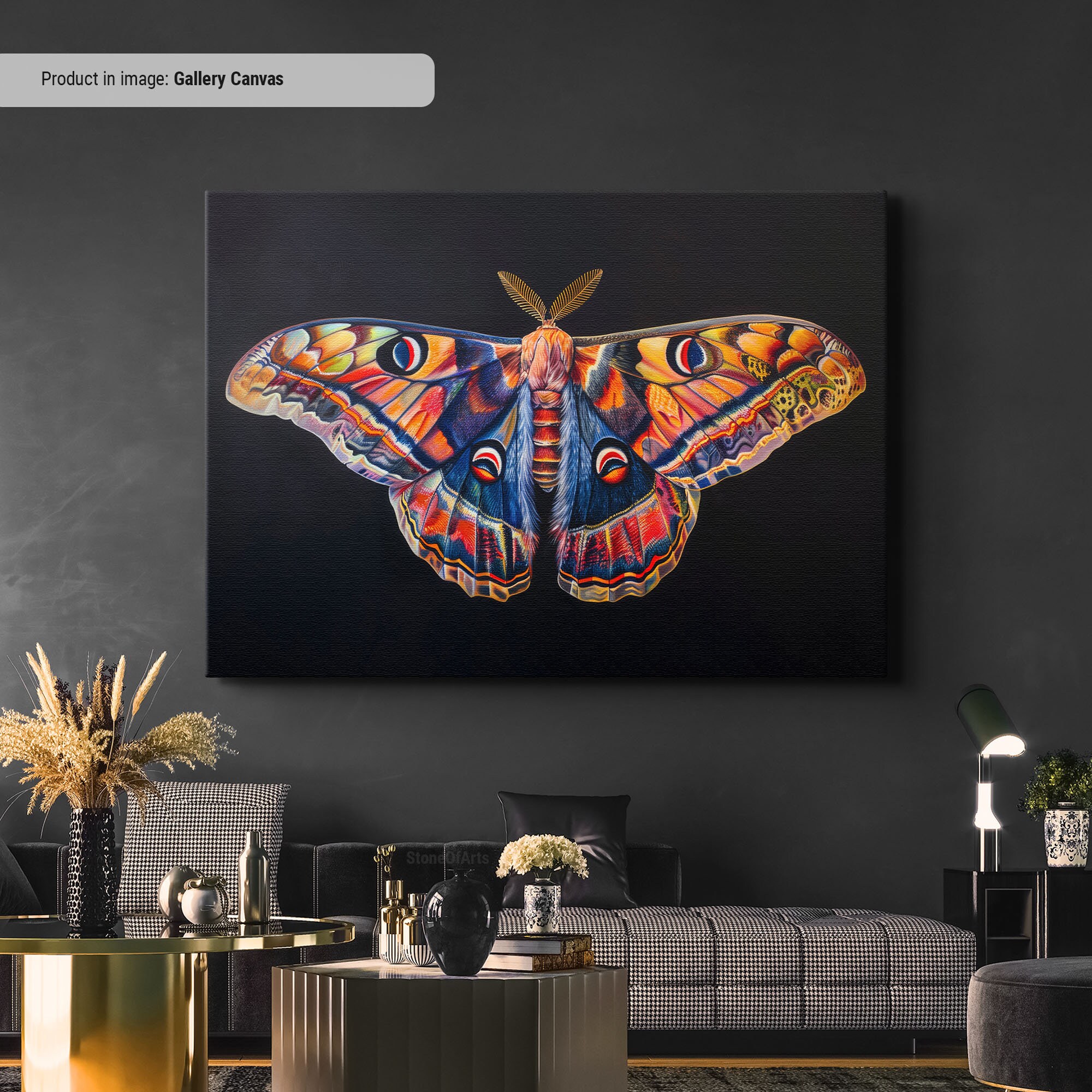 Tableau Toile Papillon - Impression Murale - Poster Art - Décoration