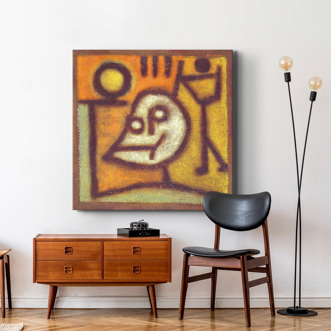 Paul Klee Death and Fire Canvas/poster Art Reproduction Etsy