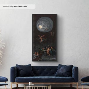 Ascent of the Blessed Canvas Art: Hieronymus Bosch Renaissance Print