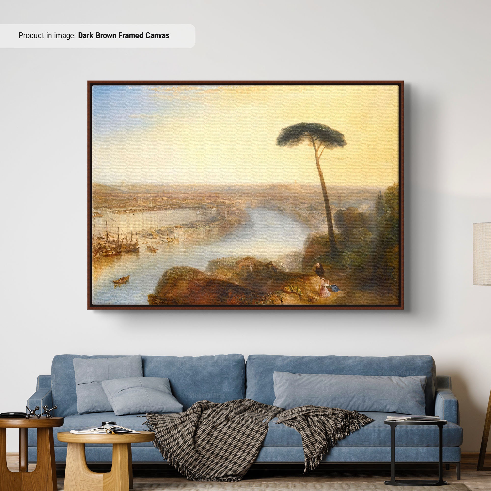 Rome From Mount Aventine Print: J. M. W. Turner - Classic Wall Art