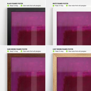 Mark Rothko Purple Brown Abstract Art, Canvas Print image 6