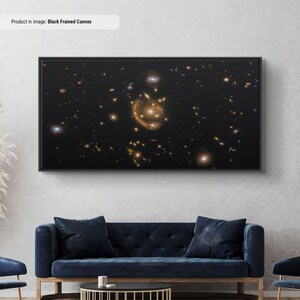 Rings of Relativity Canvas/Poster Art, NASA Hubble Space Telescope, Space Posters, Large Canvas Wall Art Print