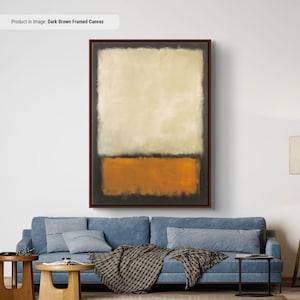 Mark Rothko No 7 Leinwand / Poster Kunst Reproduktion, Rothko Reproduktion, Abstrakte Leinwand Wandkunst, moderne Kunst Expressionismus Malerei