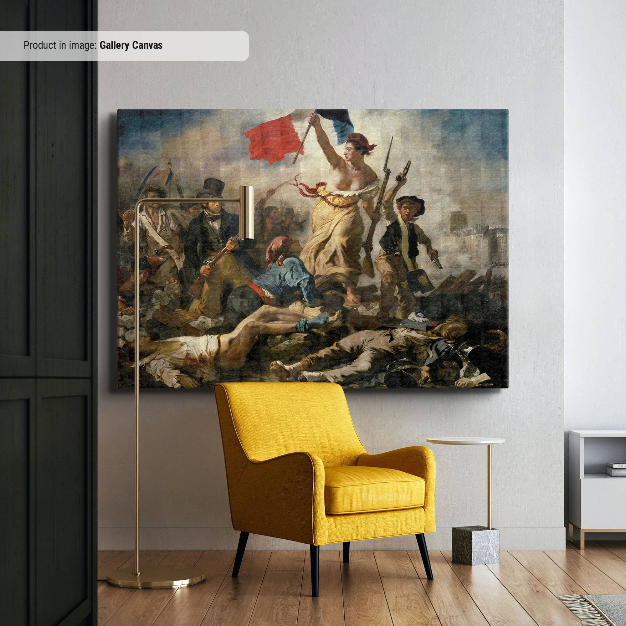 Liberty Leading the People Print: Historic French Art (Canvas or