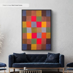 Paul Klee New Harmony Canvas/Poster Art Reproduction, Abstract Wall Art Print, Modern Art Painting, Expressionism Art Poster