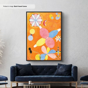 Hilma af Klint No 4 Youth Canvas/Poster Art Reproduction, Abstract Wall Art Print, Modern Art Painting, Abstract Art Poster